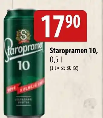 Bala Staropramen 10, 0,5 l. nabídka