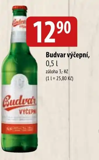 Bala Budvar výčepní, 0,5 L nabídka