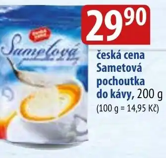 česká cena Sametová pochoutka do kávy, 200 g