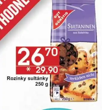 Jip Rozinky sultánky 250 g nabídka