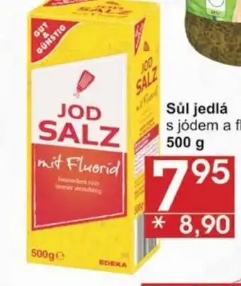 Jip Sůl jedlá s jódem a fluorem 500 g nabídka