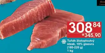 Jip Tuňák žlutoploutvý steak, 10% glazura nabídka
