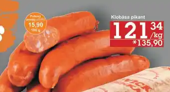 Jip Klobása pikant nabídka
