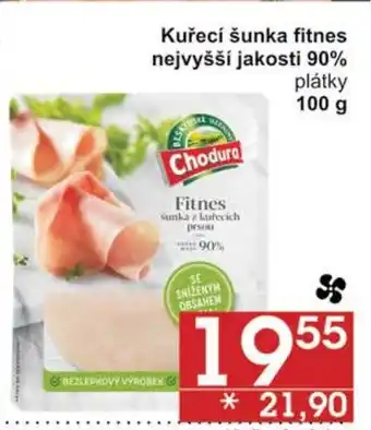 Jip Kuřecí šunka fitnes nejvyšší jakosti 90% plátky 100 g nabídka