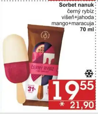 Jip Sorbet nanuk nabídka