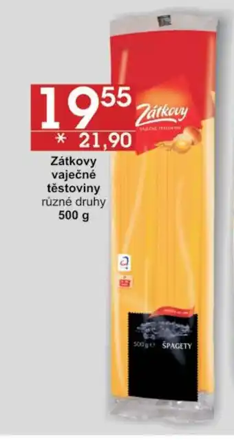 Jip Zátkovy vaječné těstoviny nabídka