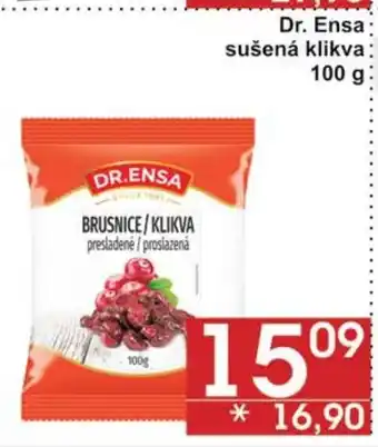 Dr. Ensa sušená klikva 100 g