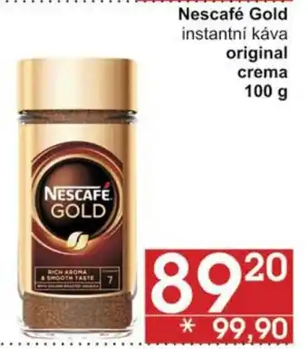 Jip Nescafé Gold instantní káva original crema 100 g nabídka