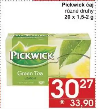 Jip Pickwick čaj nabídka