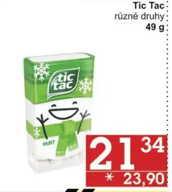 Jip Tic Tac nabídka