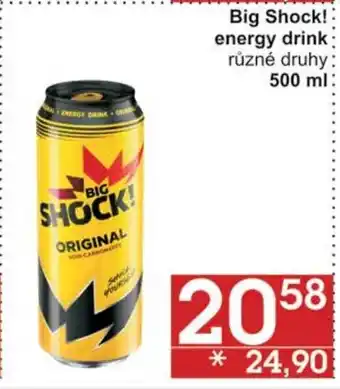 Jip Big Shock! energy drink 500 ml nabídka