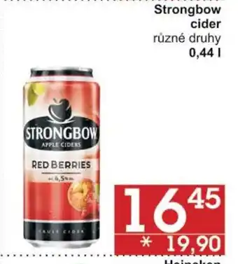 Jip Strongbow cider 0.44 l. nabídka