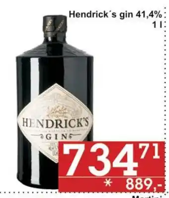 Jip Hendrick's gin 41,4% 1 l. nabídka