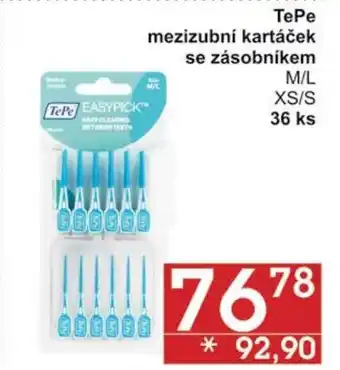 TePe mezizubní kartáček se zásobníkem M/L XS/S 36 ks