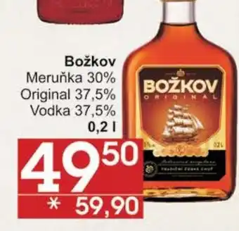 Jip Božkov Meruňka 30% Original 37,5% Vodka 37,5% nabídka