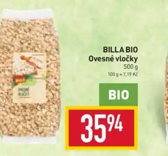 Billa BILLA BIO Ovesné vločky nabídka