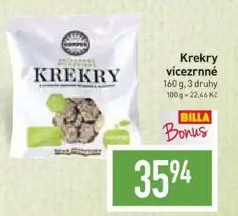 Billa Krekry vícezrnné nabídka