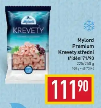 Billa Mylord Premium Krevety střední třídění 71/90 nabídka
