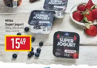 Billa Milko Super jogurt nabídka