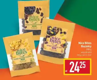 Billa Nice Bites Rozinky nabídka