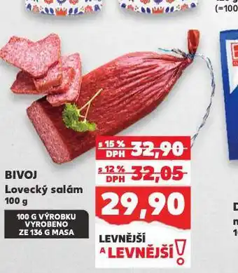 Kaufland Lovecký salám nabídka