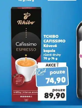 Kaufland Tchibo cafissimo kávové kapsle nabídka
