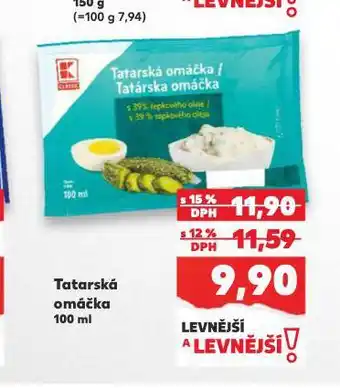 Kaufland Tatarská omáčka nabídka