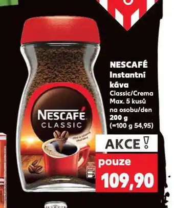 Kaufland Nescafé instantní káva nabídka