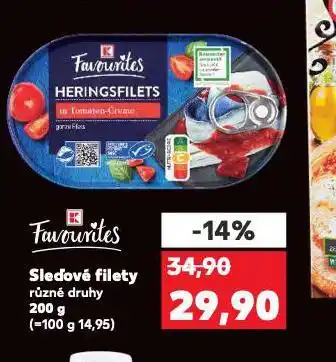 Kaufland Sleďové filety nabídka