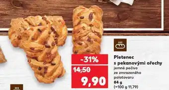 Kaufland Pletenec s pekanovými ořechy nabídka