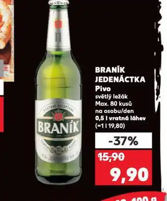 Kaufland Pivo braník 11 nabídka