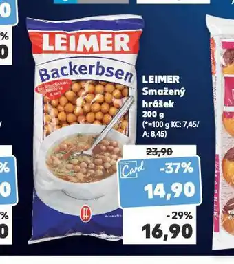 Kaufland Leimer smažený hrášek nabídka