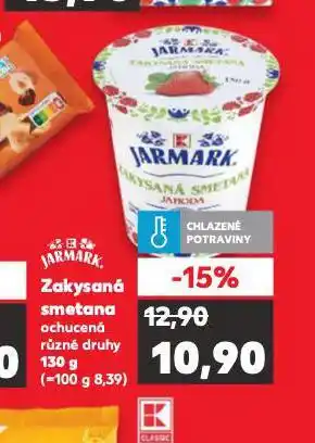 Kaufland Zakysaná smetana ochucená nabídka
