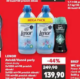 Kaufland Lenor vonné perličky nabídka