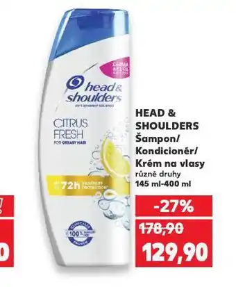 Kaufland Head&shoulders šampon nabídka