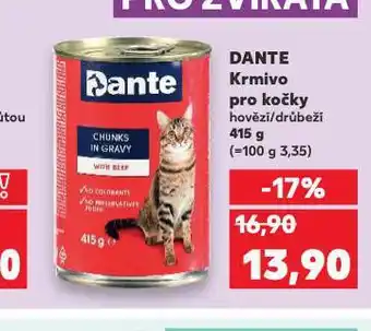 Kaufland Dante krmivo pro kočky nabídka