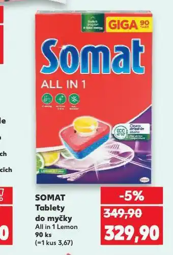 Kaufland Somat tablety do myčky nabídka