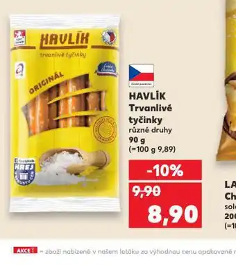 Kaufland Havlík trvanlivé tyčinky nabídka