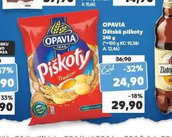 Kaufland Opavia dětské piškoty nabídka