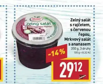 Billa Mrkvový salát s ananasem nabídka
