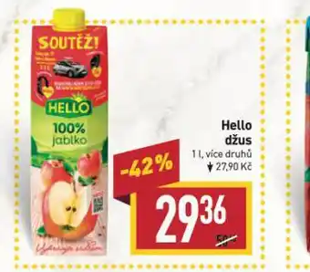 Billa Hello džus nabídka
