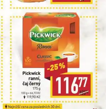 Billa Pickwick ranní, čaj černý nabídka