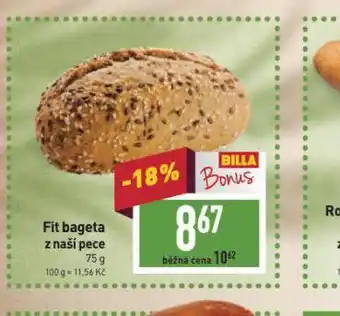 Billa Fit bageta nabídka