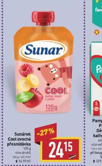 Billa Sunárek cool ovocná přesnídávka nabídka
