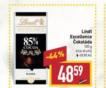 Billa Lindt excellence čokoláda nabídka
