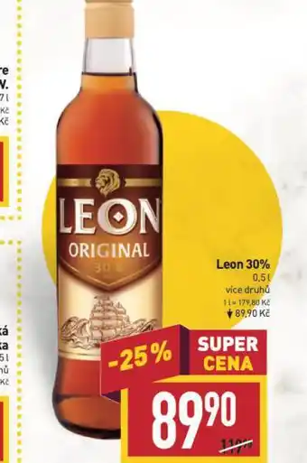 Billa Leon 30% nabídka