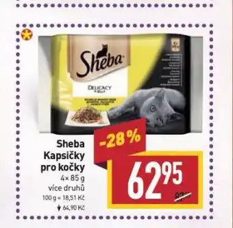Billa Sheba kapsičky pro kočky nabídka
