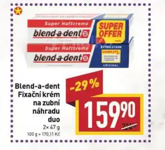 Billa Blend a dent fixační krém na zubní náhrady nabídka