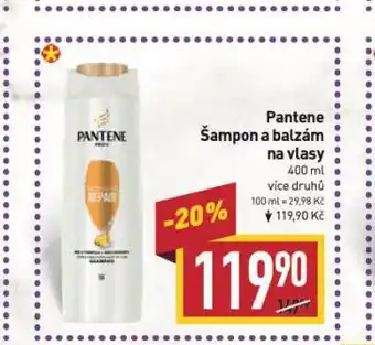 Billa Pantene šampon, balzám nabídka
