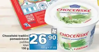 Jip Choceňské tradiční pomazánkové nabídka